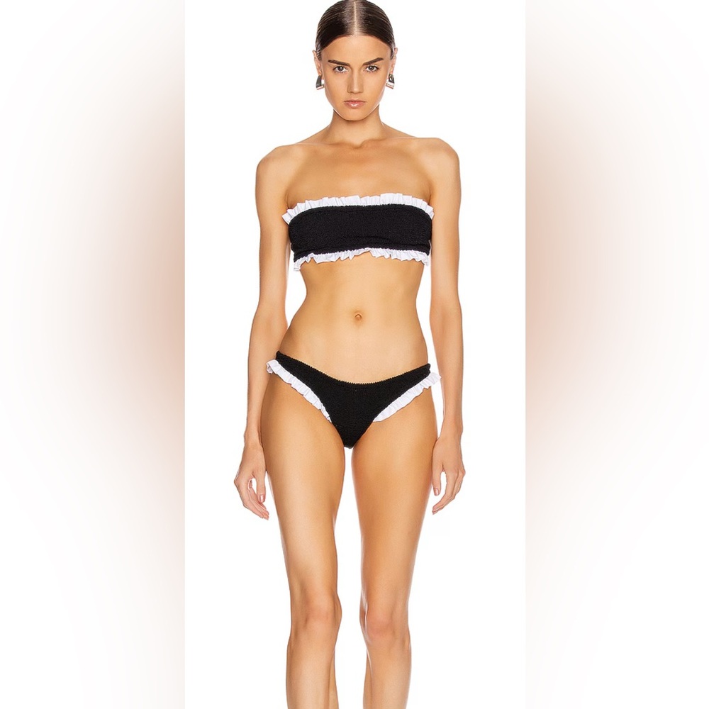 Hunza G Tracey Frill Bandeau Bikini